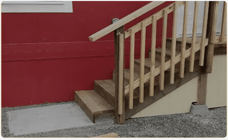 mobile home stair maintenance