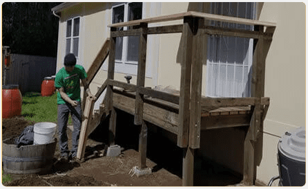 mobile home stairs repair service